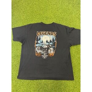 Aloha Legends Never Die Cabo San Lucas Mexico Biker Wolf T-Shirt Mens XXL Black